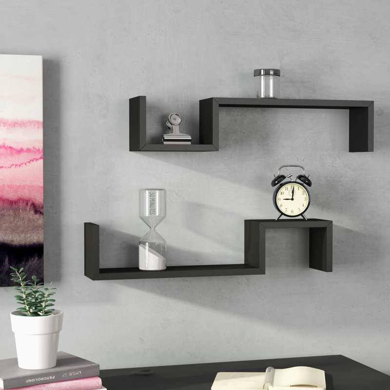 Zipcode Design™ Taylorsville 2 Piece Floating Shelf Set & Reviews Wayfair